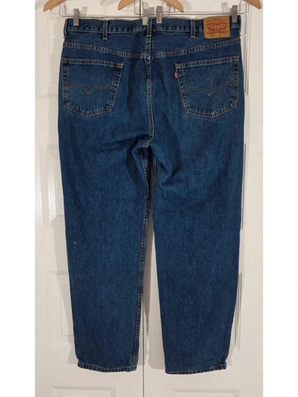 Levi's Men's 550 Relaxed Fit Tapered Blue Jeans W44 L34 Water<Less Denim #1589